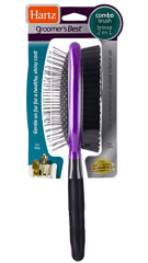 HARTZ DOG DELUXE COMBO BRUSH - Cepillo doble para perros