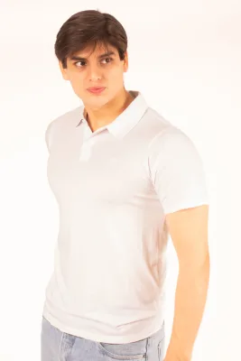 Pure Flow Men Camisero Tee - Blanco1