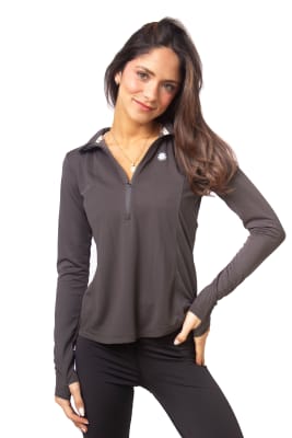 Aura Half Zip Jacket Gris1