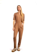 Pure Flow Jumpsuit Mocha