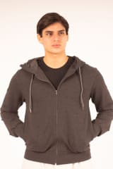 French Terry Jacket Men Gris oscuro