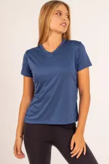 Active Dry V Tee Azul indigo