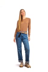 Pure Flow Long Tee Mocha
