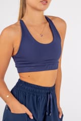 Power Top azul marino