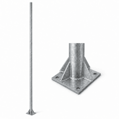 Poste Acero Galvanizado Tubular 6 Metros