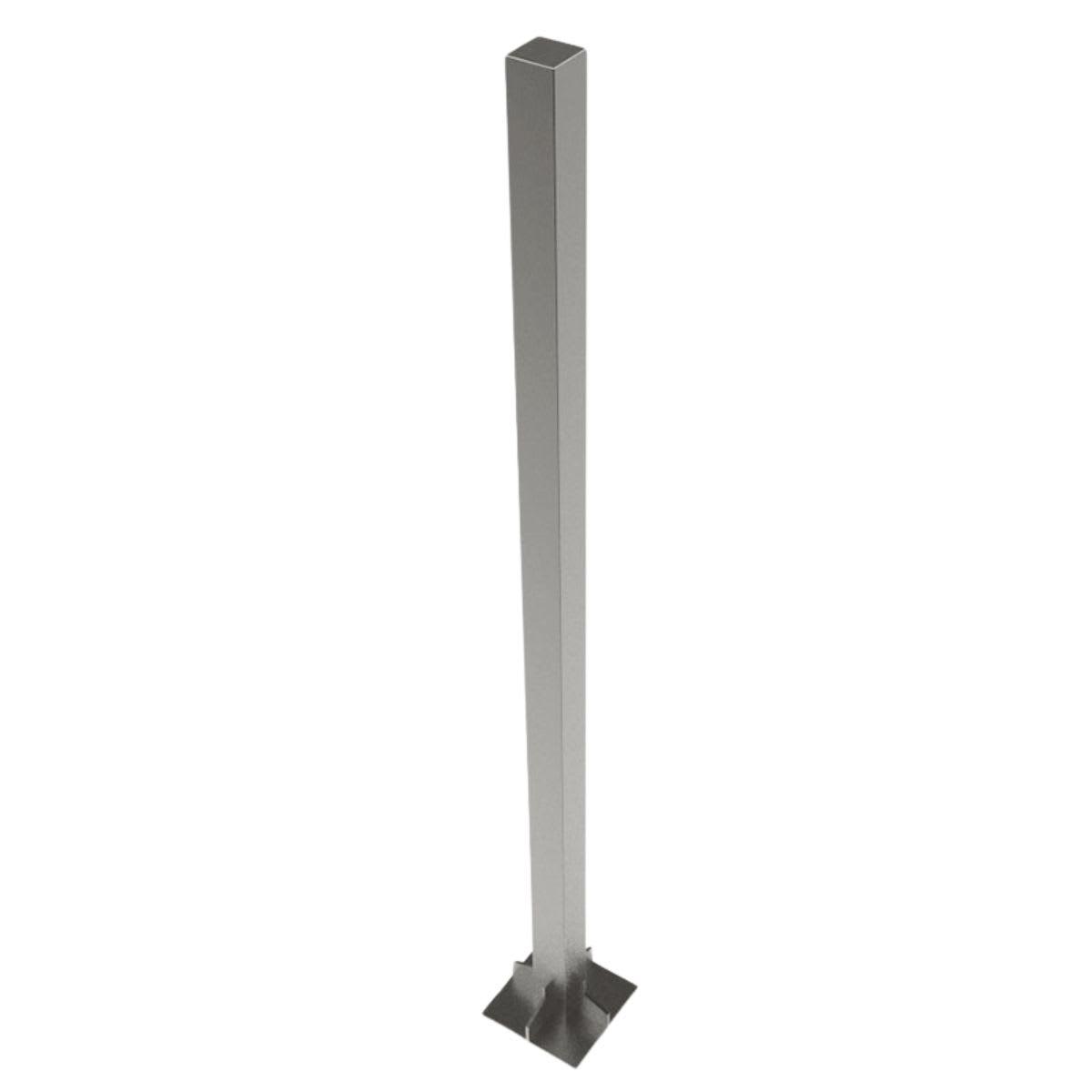 Poste Acero Galvanizado Cuadrado 6 Metros1