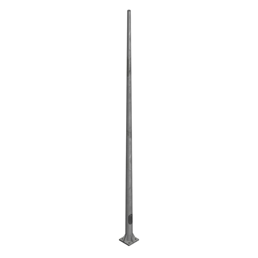 Poste Acero Galvanizado Cónico 6 Metros1