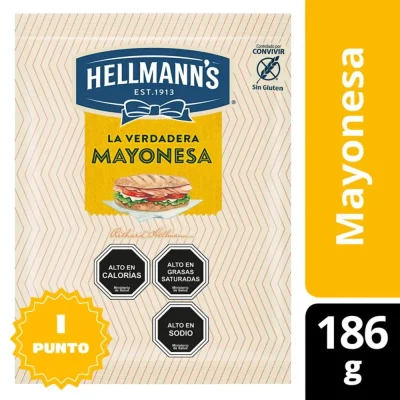 Mayonesa Hellmans 186 g1