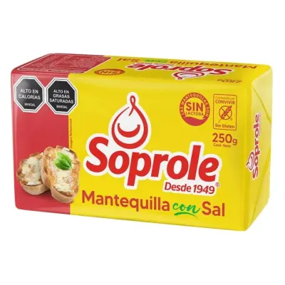 Mantequilla Soprole Con Sal 250 gr1