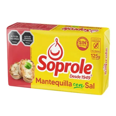 Mantequilla Soprole 125 g Con Sal1
