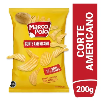 Papas Corte Americano Marco Polo 200 g1