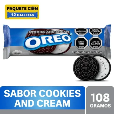Galleta Oreo Cookies And Cream 108 g1