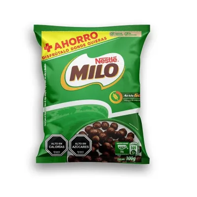 Cereal Milo Bolsa 100 gs1
