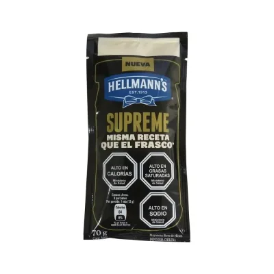 Mayonesa Hellmanns Supreme 70  g1