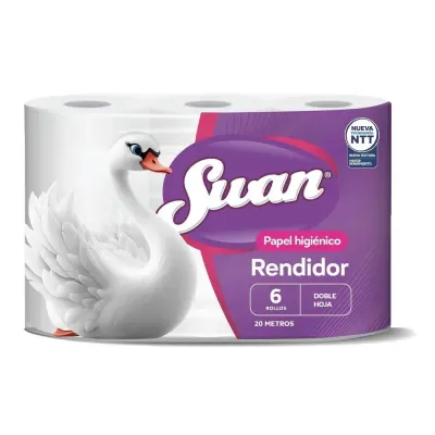 Papel Higienico Swan 6 Rollos 20Mt1