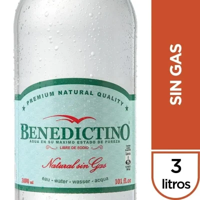 Benedictino Sin gas 3 Lt1