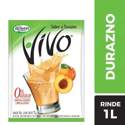 Jugo En Polvo Vivo Durazno1