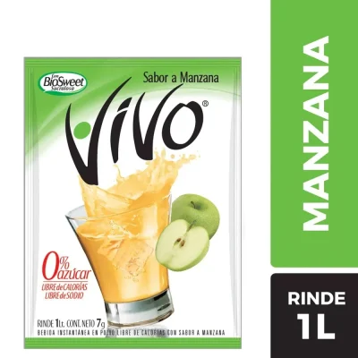 Jugo En Polvo Vivo Sabor Manzana1
