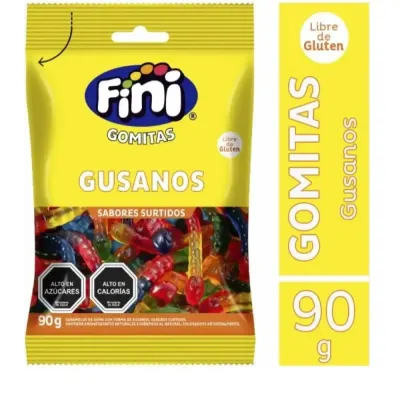 Gomitas Fini gusanos 90 g1