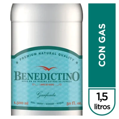 Benedictino Con gas 1.500 ml1