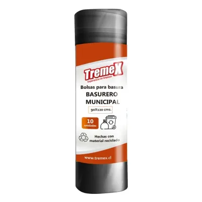 Bolsa De Basura Tremex 90X120 Cms 10 Un1