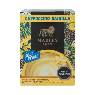 Capuccino Vainilla Marley Coffe 20 gr1