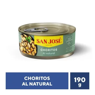 Choritos Al Natural San José 190 gr1