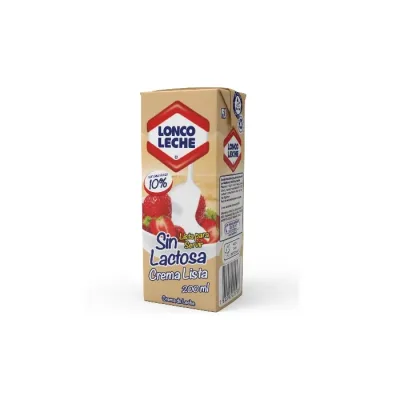 Crema De Leche Sin Lactosa Lonco Leche 200 ml1