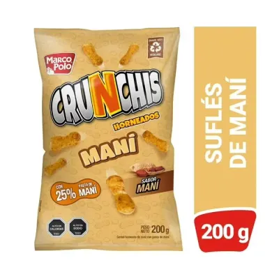 Crunchis Horneados Sabor Maní 200 gr1