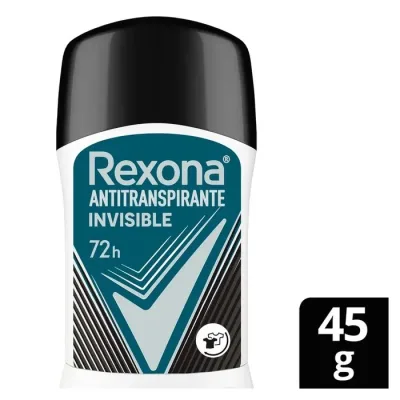 Desodorante Rexona Barra Invisible Men 45 g1