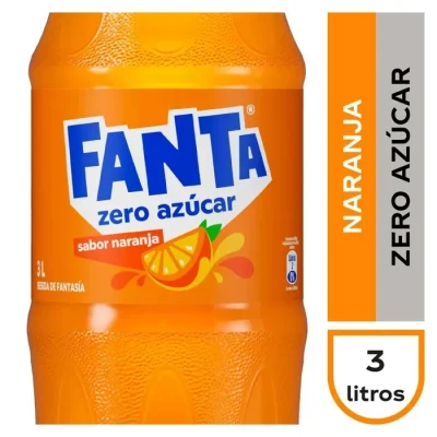 Fanta Zero 3 Litros Desechable1