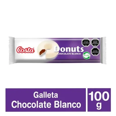Galleta Donuts Blanca grande Costa 100 g1