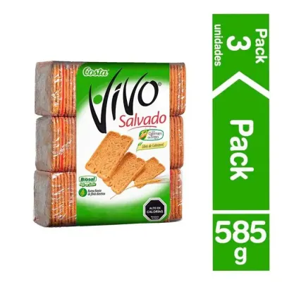 Galletas Salvado De Trigo Vivo Tripack1