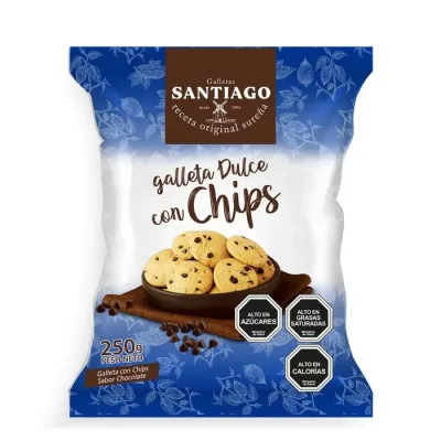 Galletas Santiago Chips 250 g1