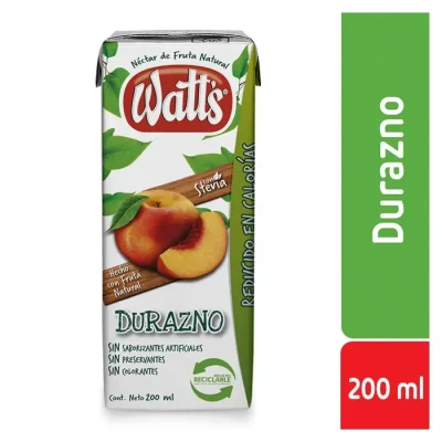 Jugo Durazno Watts 200 ml1