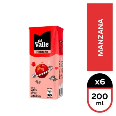 Jugo En Cajita Manzana Del Valle 200 ml1