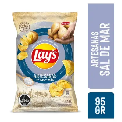 Lay's Artesanas Sal De Mar 95 g1