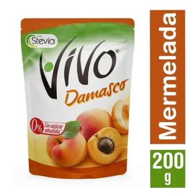 Mermelada Damasco Vivo 175 g1