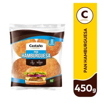 Pan Hambuguesa Castaño 8 Un1