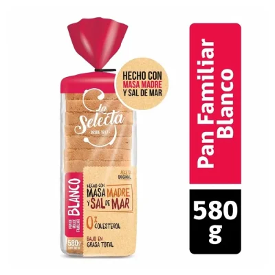 Pan Molde Blanco Masa Madre La Selecta 580 gr1