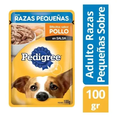 Pedi gee Sobre 100 g Adulto Raza Pequeña Pollo1