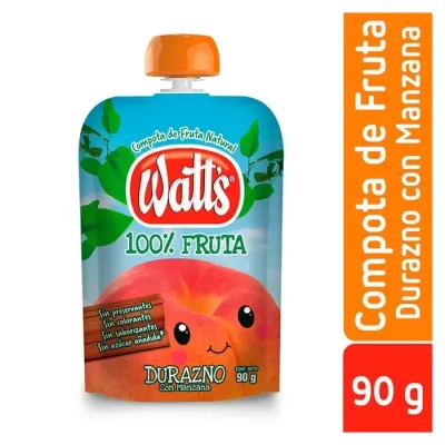 Pouch Watts Durazno 90 g1