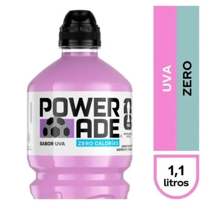 Powerade Zero Sabor Uva 1.1 Lt1