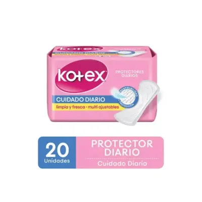 Protectores Diarios Kotex 20 Un1