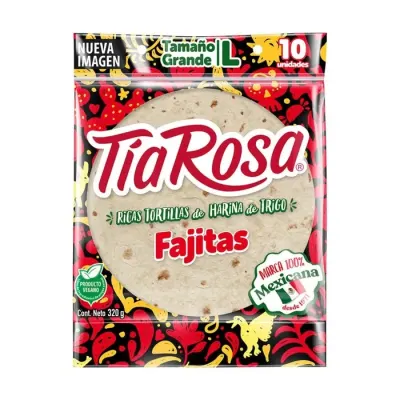 Tortilla Fajitas Tia Rosa 320 g 10Un1