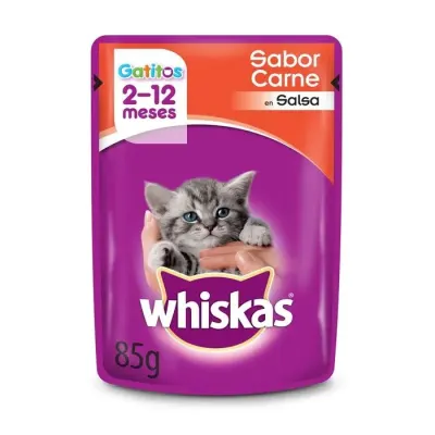 Whiskas gatitos Carne 85 g1