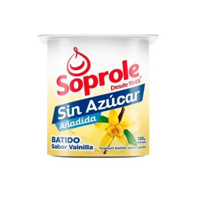 Yoghurt Sin Azucar Vainilla Soprole 120 gr1