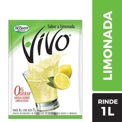 Jugo En Polvo Vivo Sabor Limonada 7 g1
