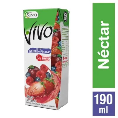 Jugo En Cajita Vivo Berries 190 ml1