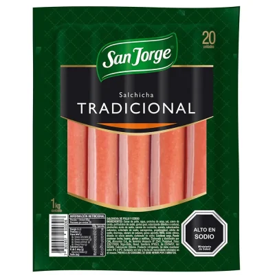 Salchichas San Jorge Tradicional grande 1 kg1